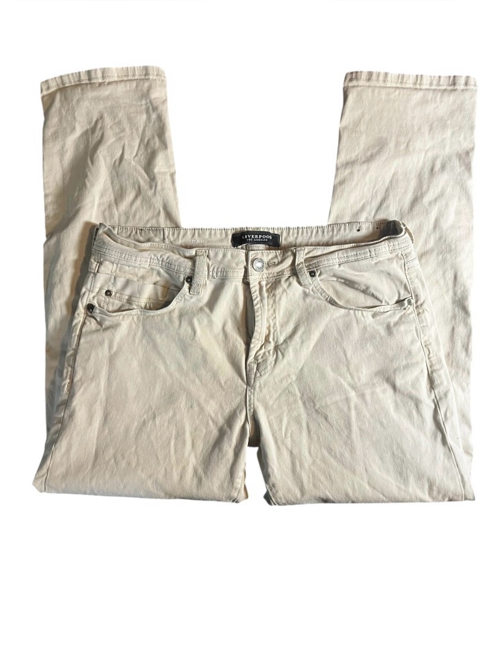 Liverpool Men's Light Beige/sand jeans sz 34